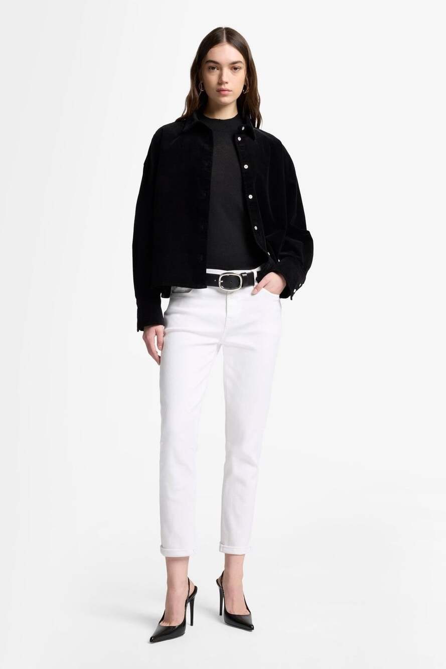 7 For All Mankind Josefina White Jeans Size 28